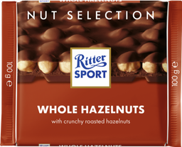 Ritter Sport Milk Whole Hazelnuts 100g
