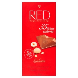 Perfecto RED  -  Milk Chocolate Hazelnut & Macadamia  100g